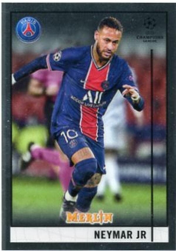 2020-21 Topps Merlin Chrome Uefa #58 Neymar Jr Paris Saint-Germain