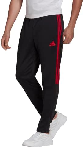 Adidas Men's Aeroready Sereno Slim cônico calças de 3 stripes