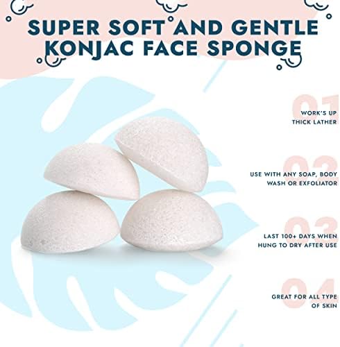 Konjac Face Sponge toda esponja facial natural
