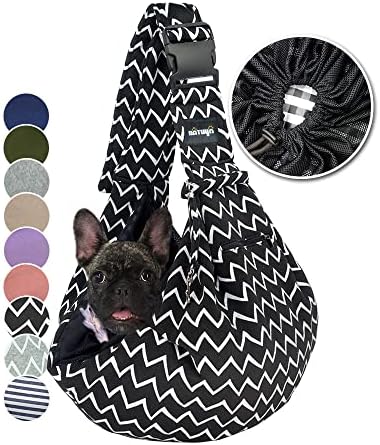 Natuya Pet Dog Sling Transportador-Fling de cachorro com bolsa de rede para cães de transportadora cães gatos gatos grátis saco de