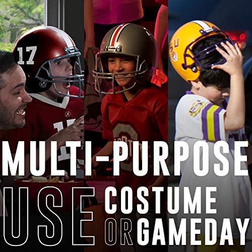 Franklin Sports NCAA Kids Football Uniform Set - Fantas de futebol juvenil da NFL para meninos e meninas - o conjunto inclui capacete, camisa e calça