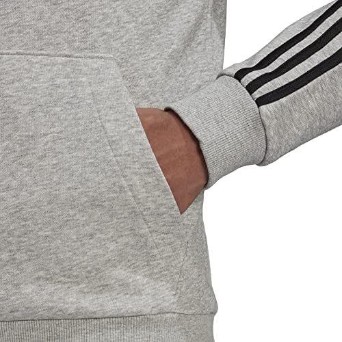 Adidas Men's Essentials 3 Stripes French Terry Hoodie