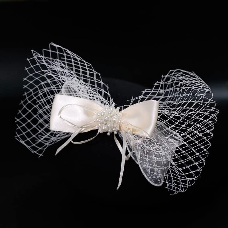 Lepsjgc Bride Wedding Headwear Mesh