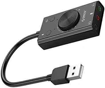 LED IDNDICATOR EXTERNO USB SOM SOM SOMEO MIC SOPELOR HAPELETE DE AUDIÇÃO DE AUDIO DE AUDIÃO ADAPTOR DE CABO DE 3,5MM