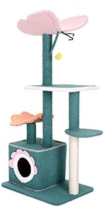 Scdcww Multi-Level Cats Tree Tower Toys Condoming House para Cats Kitten Sisal Postagens de arranhões sólidos gatos estáveis