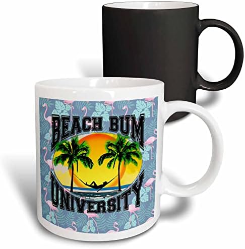 Universidade 3drose Beach Bum se você gosta de ir à praia e relaxar. - Canecas