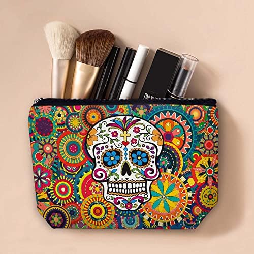 Yumqseos Makeup Bag Cosmetic Travel Makeup Bag Organizer Bolsa de maquiagem à prova d'água com bolsa cosmética de