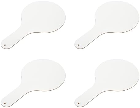 Stobok Mini Apagar seco Resposta Paddle Pack de 4 pranchas de pontuação branca Papdles para lances de leilão e votação e respostas