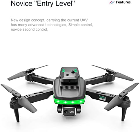Drone com câmera 4K dupla para adultos e crianças, quadcopter de controle remoto FPV dobrável com barra de flash LED,
