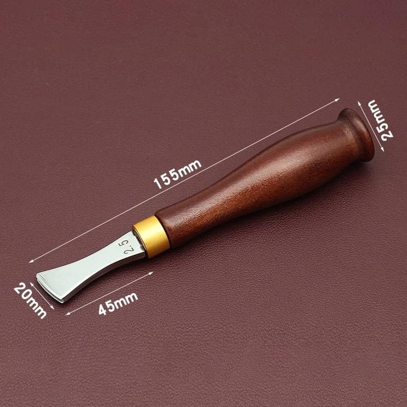 1/1,5/2/2,5mm de couro de borda Creaser Aço inoxidável de aço raso da borda de borda de borda de borda Pressão Crimp Crimp Leather Mark Ferramenta -