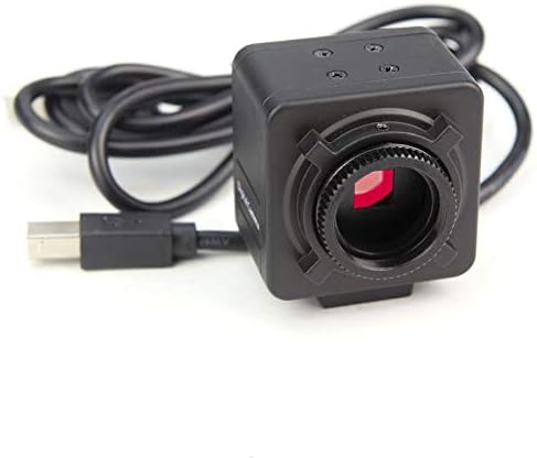 JKCKHA SRATE Brand 5.0MP HD Microscope USB Economia eletrônica digital com C-Mount 0,5x Adaptador de ocular 23,2mm 30mm 30,5mm Lente