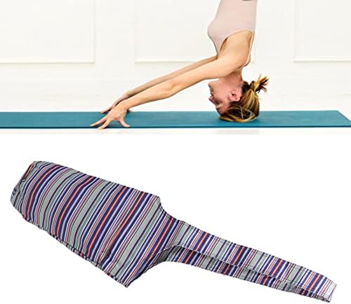 Saco de transportadora de tapete de ioga omabeta, pano de sacola portátil de sacola portátil de ioga dobrável para ioga