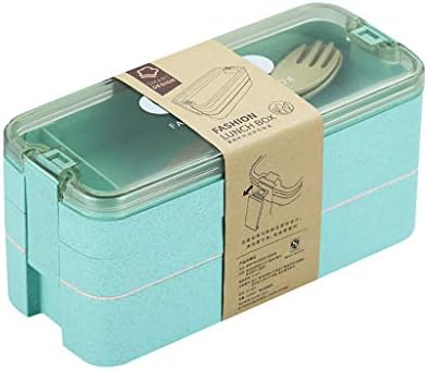 Bento portátil 3 Armazenamento de lanchonete Camada de recipiente Campa de alimentos Caixa de alimentos Microondas Bagada de lancheira feminina com alça de ombro