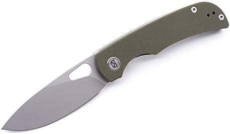 M Facas Miguron Moyarl Faca dobrável 3,5 Sandblasting 14C28N Blade Green G10 Pocket Pocket Knife Mgr-806gn