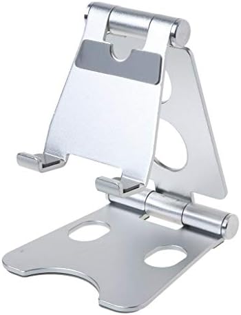 N / A Syl-Baby Alumínio Alumínio duplo dobrável comprimido de comprimido rotativo Stand para celular Stand, adequado para iPhone dedicado ao Ipad Anti-Slip dobring Laptop Stand