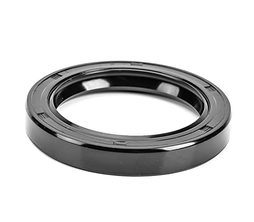 Vedação de óleo EAI 48 mm x 69 mm x 10 mm TC Lip duplo com mola. Caixa de metal com revestimento de borracha nitrila