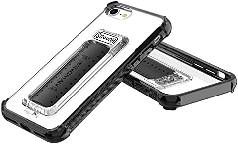 Capa de Kickstand Wingman Scooch para iPhone SE 3 também se encaixa em SE 2/iPhone 8/7/6S/6 [Proteção de gota de 10 pés] [suporte