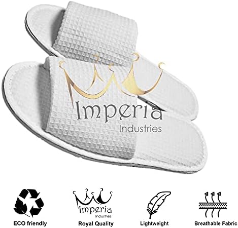 Imperia 5 pares de chinelos clássicos de 5 estrelas Deluxe descartável Deluxe fechado ou aberto Toe não deslizante Slippers