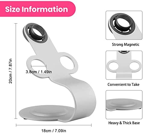 Portador do secador de cabelo para Dyson Supersonic, Magnetic Aluminum Lighop Stand para secador de cabelo Dyson, organizador