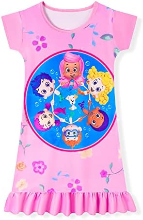 Vestido de bolha para criança garotas desenho animado Princess Roupe