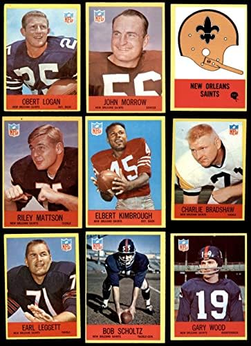 1967 Philadelphia New Orleans Saints Team definiu New Orleans Saints VG/EX+ Saints