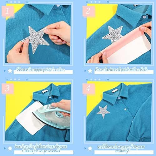 120 peças estrela strass aplica ferro em remendos estrelas strass glitter star patches bling shinestone apliques enfeites patches