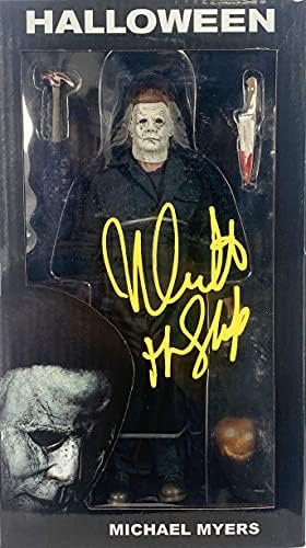 Nick Castle autografado Insc Ação assinada figura Halloween Michael Myers JSA