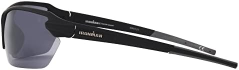 Ironman Rush Wrap-Around Sunglasses para homens, preto, 74mm