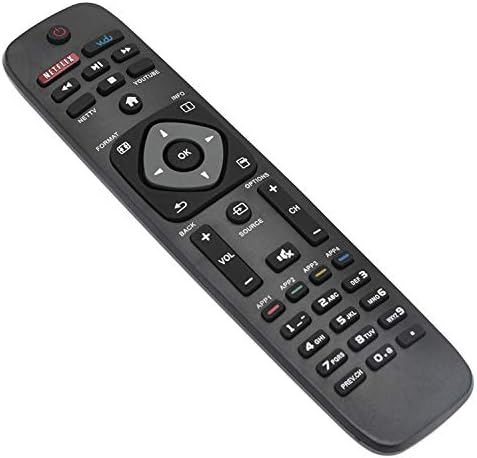 Substituição universal de controle remoto para Philips TV Remote, compatível com vários Philips LCD LED 4K UHD Smart