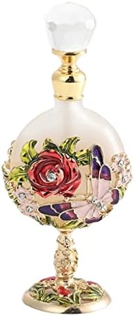 Mmllzel PERFUME PERFUME BRANCHO DE GOLDEN RECONER ROSE E DECORAGEM BORTURAÇÃO Decor de tampa de cristal Recarregável Ferramenta de beleza