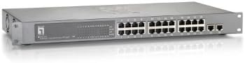 Nívelne FGP-2410 24-PORT 10/100 Poe + 2 Gig/SFP portas de combo combo Rack Mountable Switch