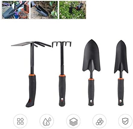 4pcs/conjunto de pá de jardim ferramenta para plantas de bomte