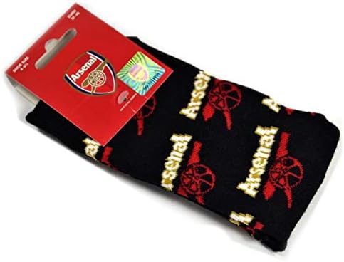 EPL Arsenal FC em todas as meias impressas 8-11 autênticas