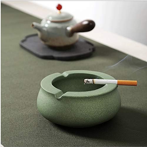Bandeja de cinzas para fumantes de cerâmica interna ao ar livre, para cigarros para cigarros internos ou externos use cinzeiros,