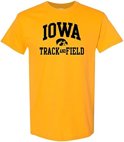NCAA Arch Logoty Track & Field, camiseta em cores da equipe, faculdade, universidade