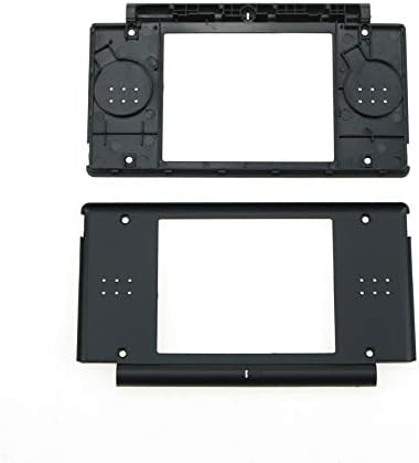Quadro de tela superior LCD superior de plástico preto para Nintendo DS Lite NDSL Console de substituição Tela da tela Habitação