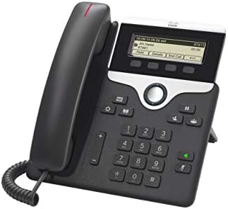 Telefone IP da Cisco 7811 com firmware telefônico de várias plataformas, tela de escala de cinza de 3,2 polegadas,