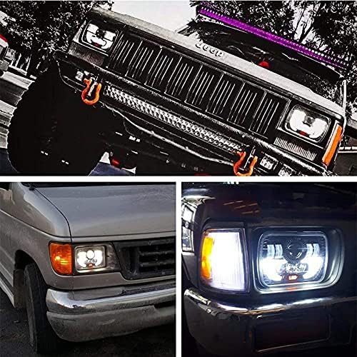 300W 7x6 Atualize o farol de LED para Chevy S10 Sonoma Truck duas peças