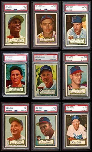 1952 Topps Baseball Complete Conjunto Ex/Mt