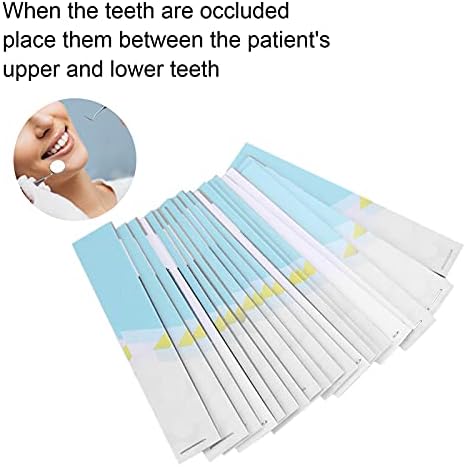 Tiras de papel articuladoras de mordida dentária