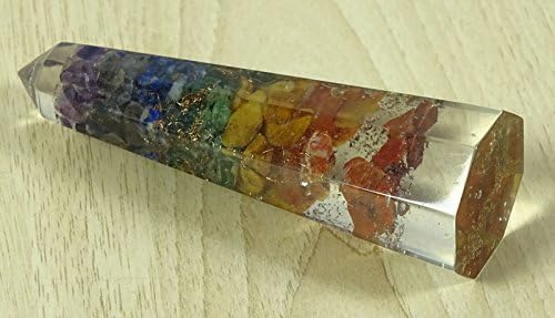 Reikiera Multistone Obelisk Tower Meditation Balanceamento de cura Cristal Reiki Gemstone-9-11 cm