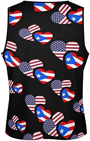 Tanque masculino de bandeira de Porto Rico