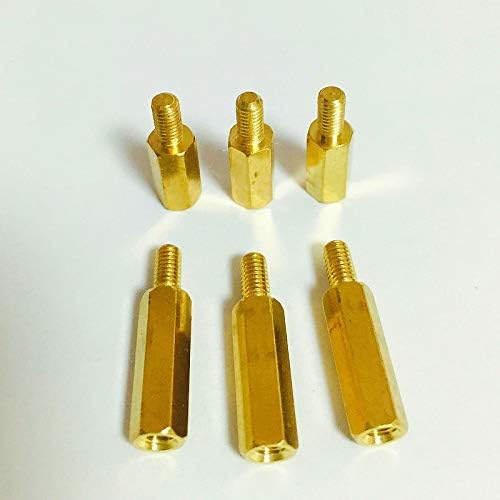 Parafuso 10pcs Cabeça única Cabeça hexagonal Coluna isolada de cobre/coluna de suporte M35/6.60mm -