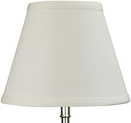 Fenchelshades.com Lampshade 5 Diâmetro superior x 9 Diâmetro inferior x 7 Altura inclinada com fixação de clip-on para lâmpada de lâmpada