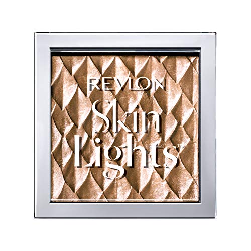 Maquiagem mais marcante da Revlon, Skin Lights Prismatic Power Face Face, brilho natural, acabamento Shimmer, 201 Daybrak Glimmer,