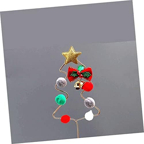 Sewacc 3pcs cupcake cupcake cupcakes decoração de casamento bolo de natal decoração bolo de árvore de natal picks