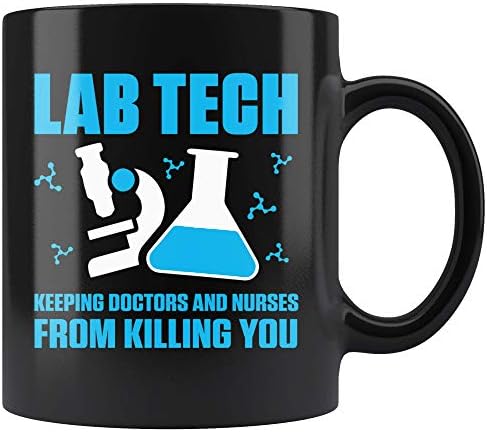 Presente de caneca de tecnologia de laboratório para trabalhadores médicos de tecnologia de laboratório, mantendo médicos e enfermeiros