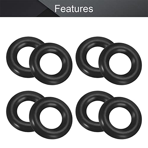 OTHMRO NITRILE DE BORRAGEM O-RINGS 8,87mm OD 3,63mm ID 2,62mm Largura, vedação métrica Junta, pacote de 10