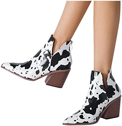 Gyouanime Salto grossa Chelseas Boots Inverno 2022 Botas femininas deslizam em botas e botas femininas de Botas de Torno