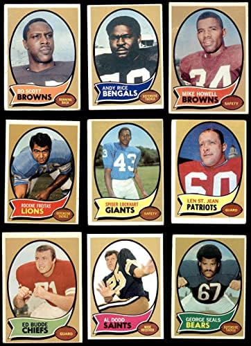 1970 Topps Football 50 Card Starter Set/lote GD+